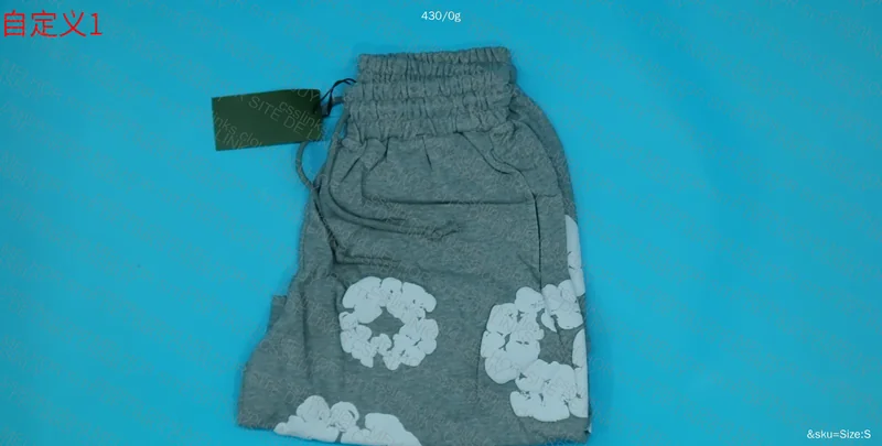 shorts denim tears 2