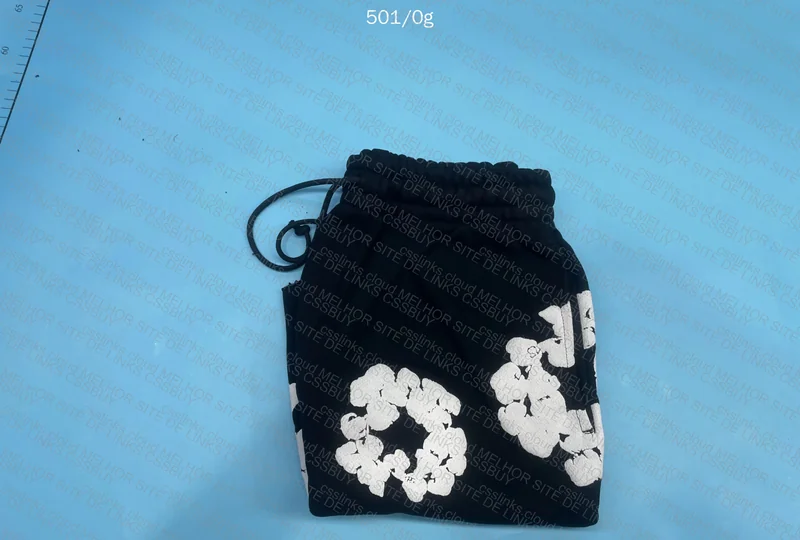 Shorts denim tears angel