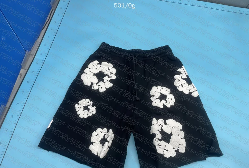 Shorts denim tears angel 2