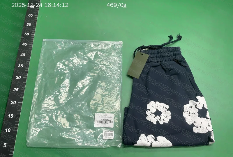 shorts denim tears navy blue