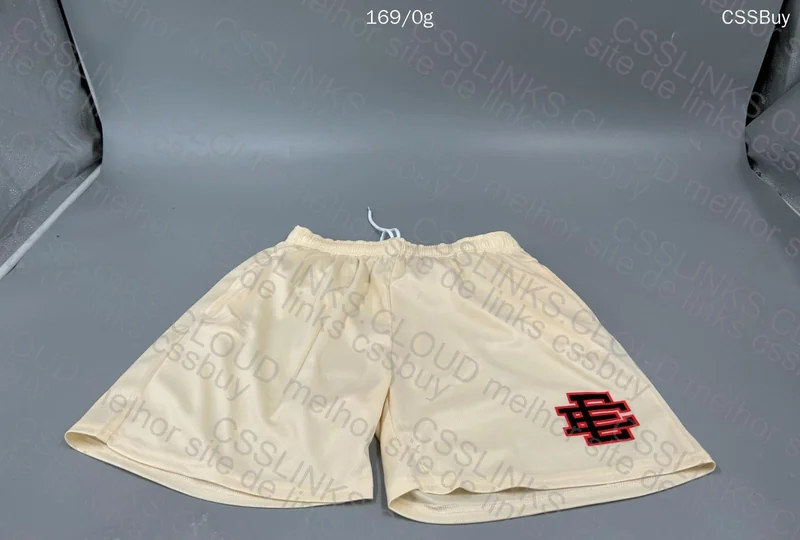 Shorts EE Eric Emanuel Pink e Cream 3
