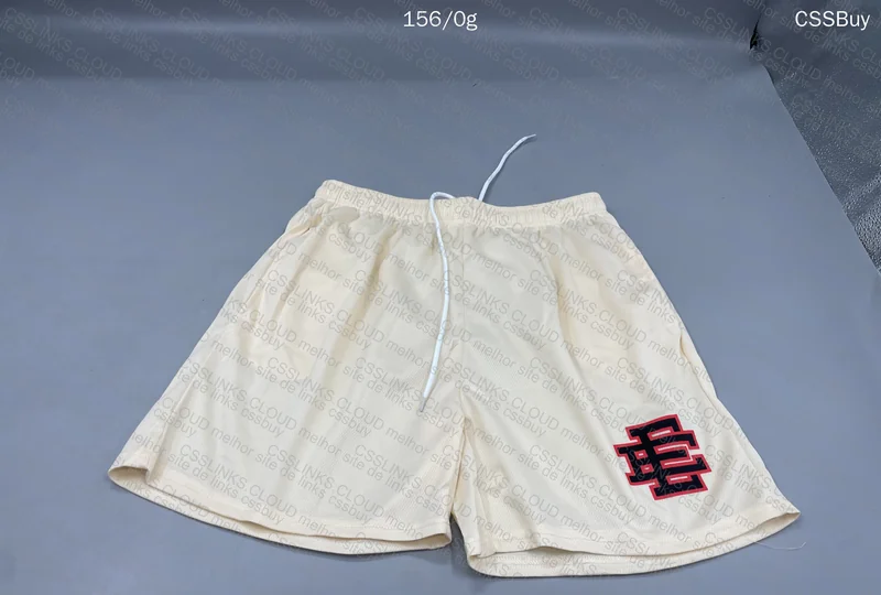 Eric Emanuel Black and Cream Shorts