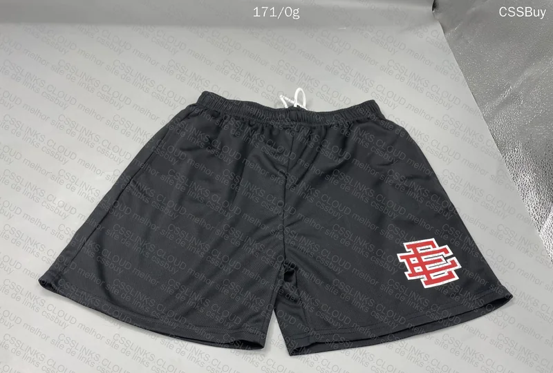 Eric Emanuel Black and Cream Shorts 5