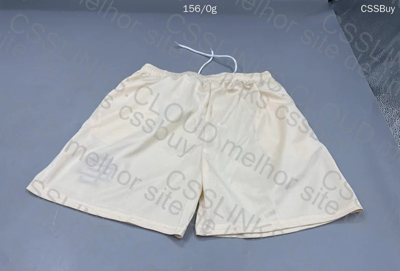 Eric Emanuel Black and Cream Shorts 7