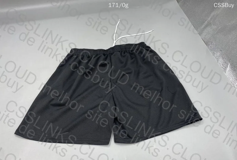 Eric Emanuel Black and Cream Shorts 8
