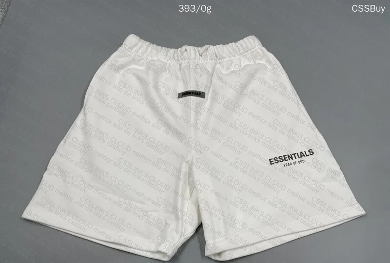 White Essentials Shorts