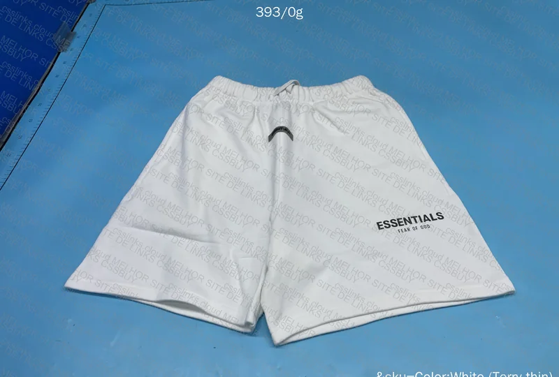 White Essentials Shorts 3