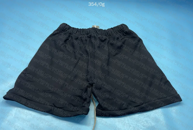 Black Essentials Shorts 4