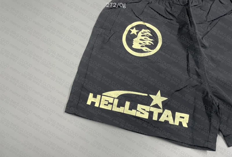 HELLSTAR Black and Green Shorts 2