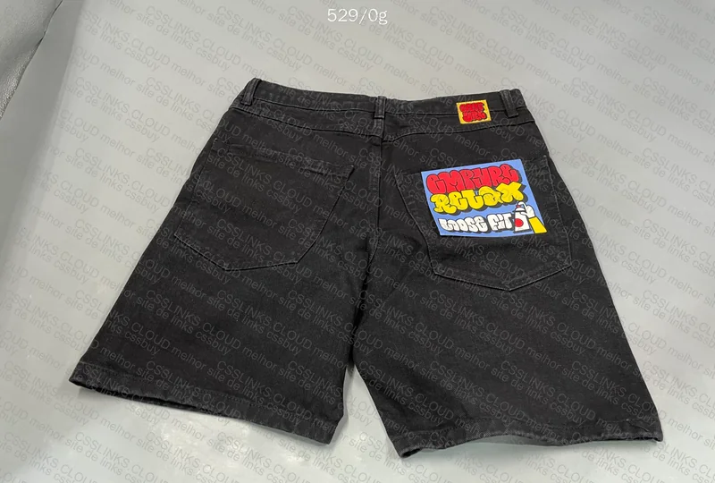 Black Denim Shorts 4