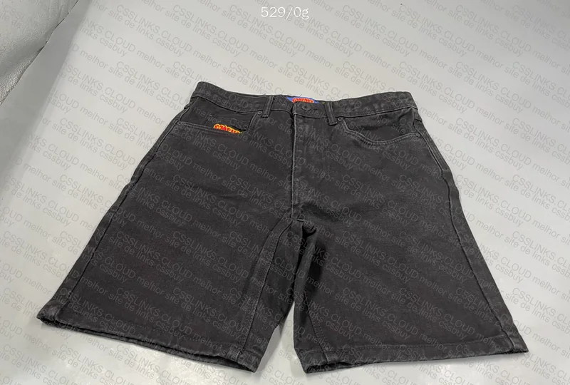 Black Denim Shorts 6