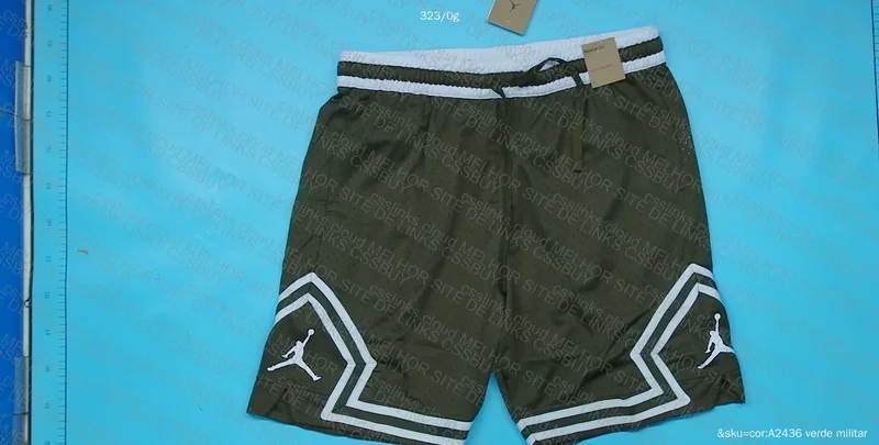 Olive Green Jordan Shorts