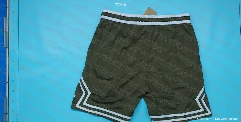 Olive Green Jordan Shorts 2