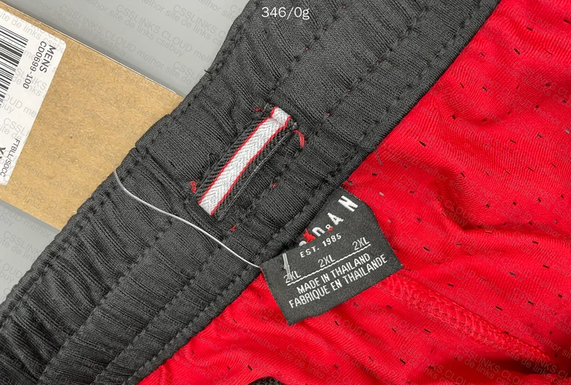 Red Jordan Shorts 3