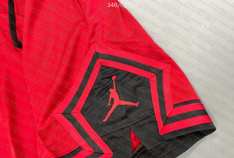 Red Jordan Shorts 4