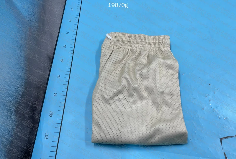 White and Blue Kinetic Shorts 4