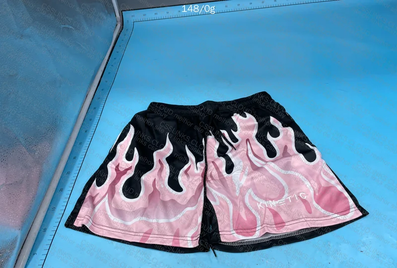Black and Pink Kinetic Shorts 2