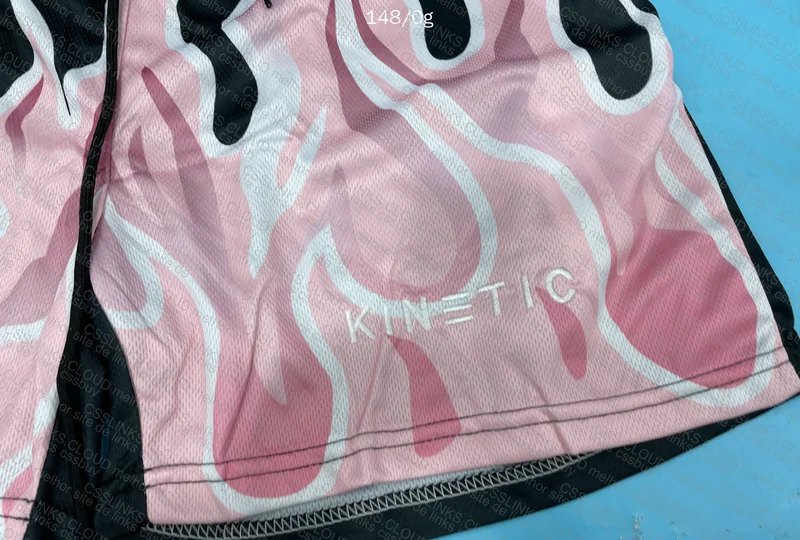 Black and Pink Kinetic Shorts 4