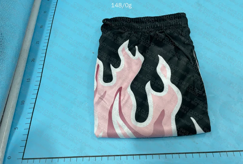 Black and Pink Kinetic Shorts 5