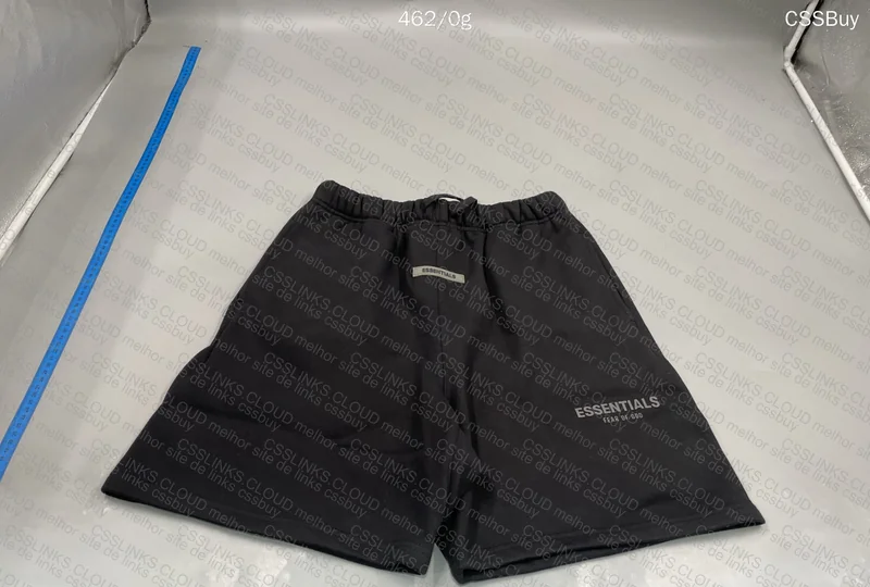 ESSENTIALS Black Sweatshorts 2