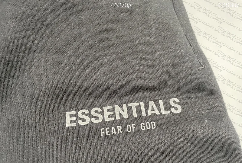 ESSENTIALS Black Sweatshorts 3