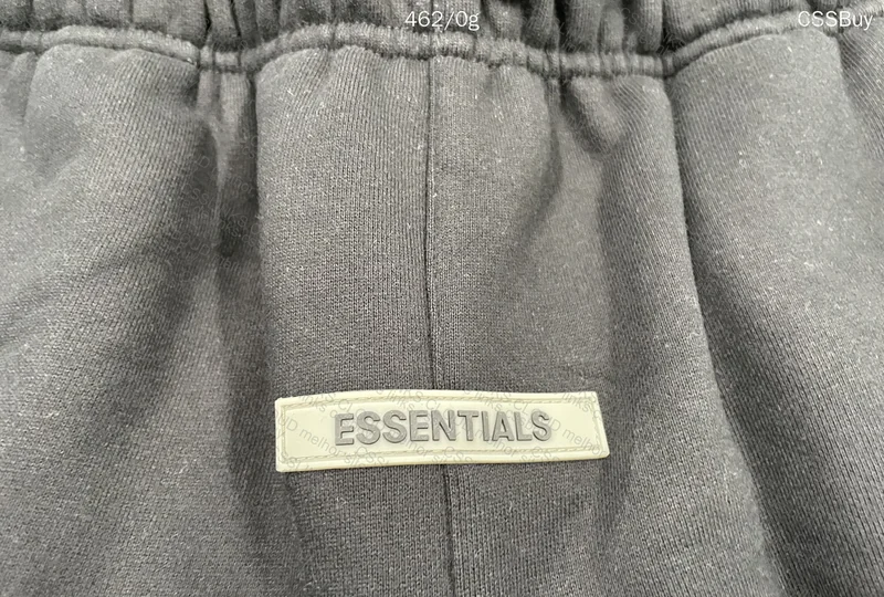 ESSENTIALS Black Sweatshorts 5