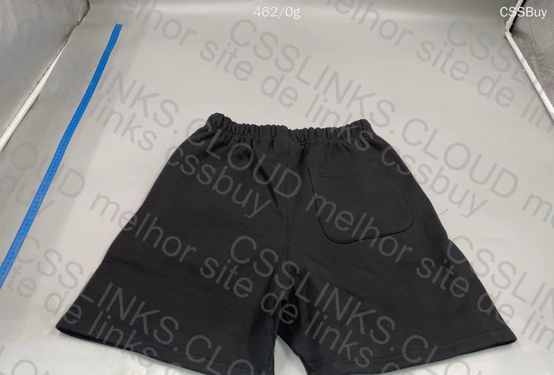 ESSENTIALS Black Sweatshorts 6
