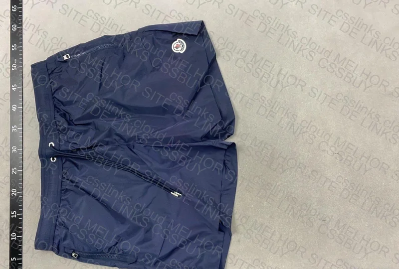 Navy Blue Moncler Shorts 4