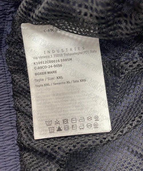 Navy Blue Moncler Shorts 6