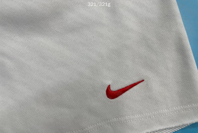 Nike White/Red Swoosh Jisu Shorts 7