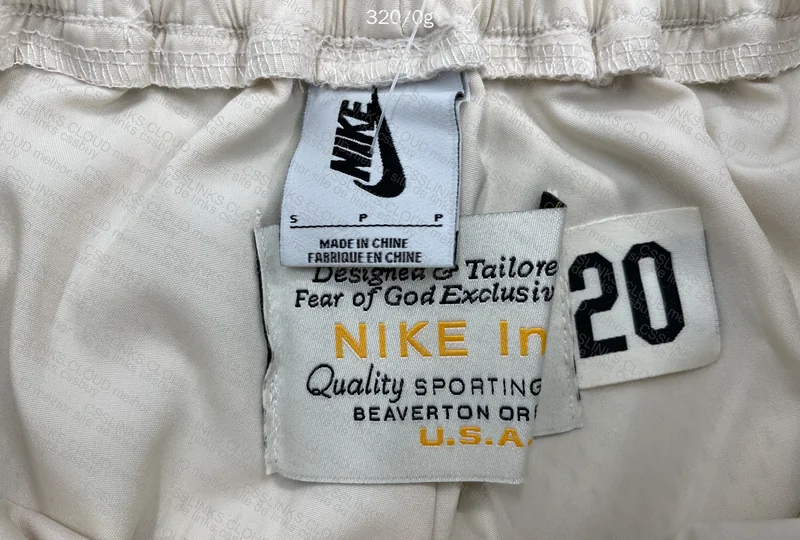 shorts nike x fog x nba 2
