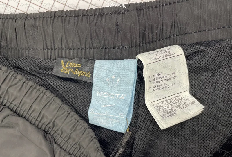 Nike x Nocta Swarovski Shorts with Measurements 2