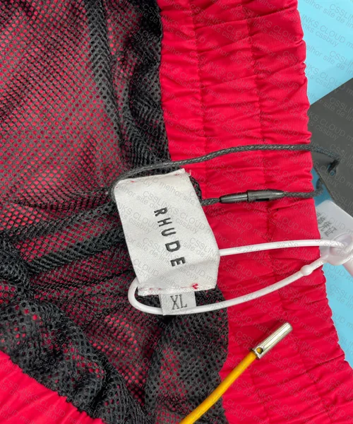 SHORTS RHUDE RED 4