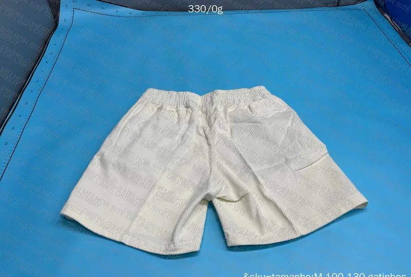 Ralph Lauren RL Velvet Shorts Cream White (with Measurements)