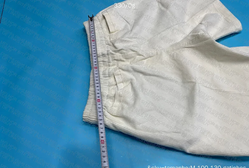 Ralph Lauren RL Velvet Shorts Cream White (with Measurements) 2