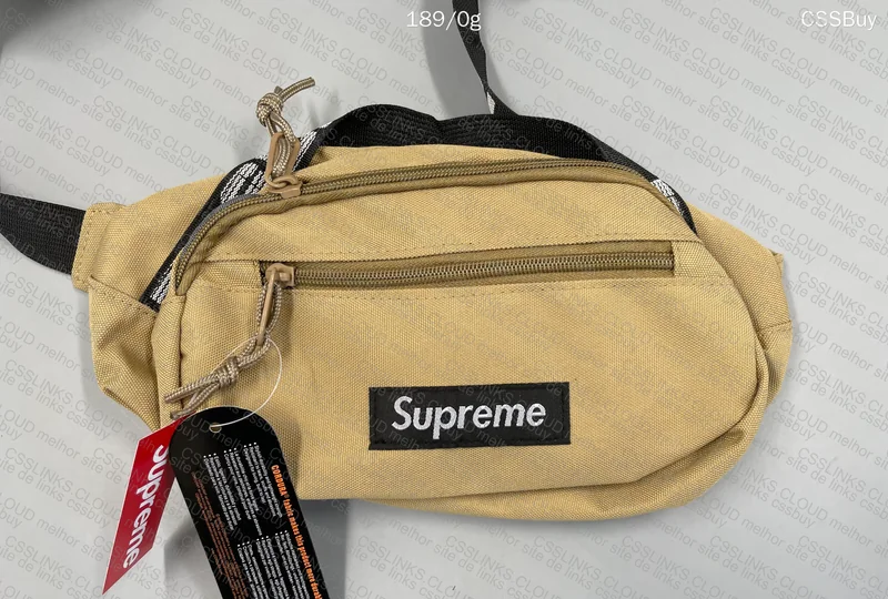 Supreme Beige Shoulder Bag 4