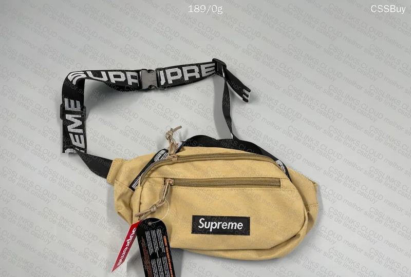 Supreme Beige Shoulder Bag 5