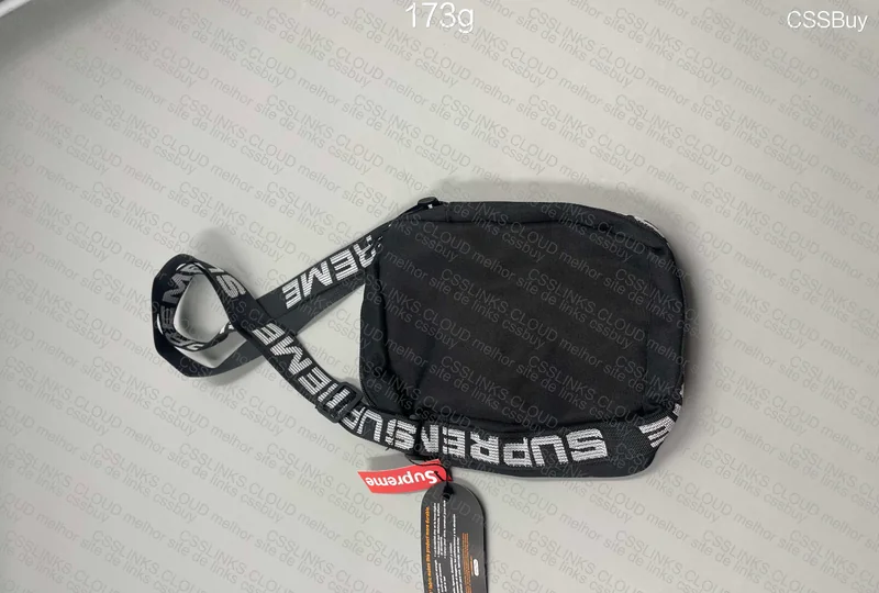 Supreme Black Shoulder Bag 4