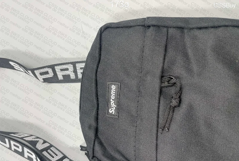 Supreme Black Shoulder Bag 6