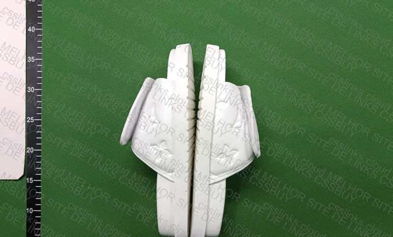 Louis Vuitton White Slide