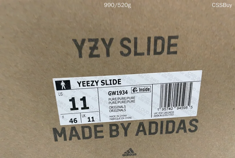 slide yeezy pure GW1934 8