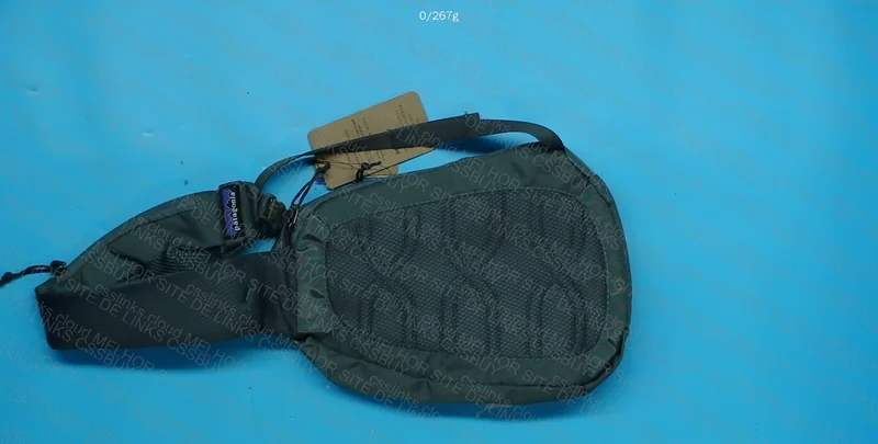 Patagonia Sling Bag Gray and Black 2