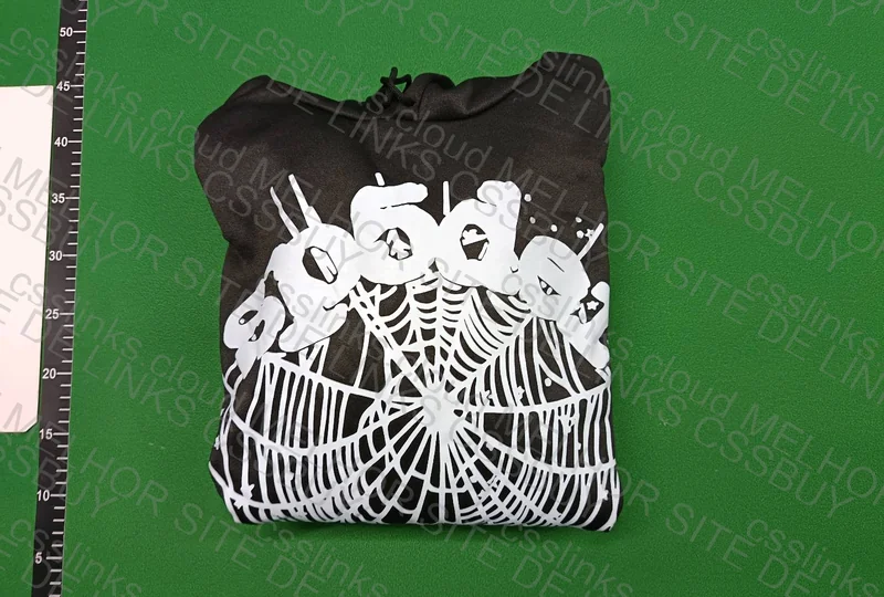 sp5der black hoodie 3
