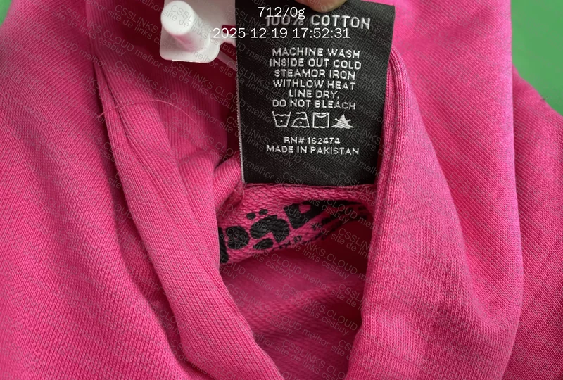Sp5der hoodie pink 4