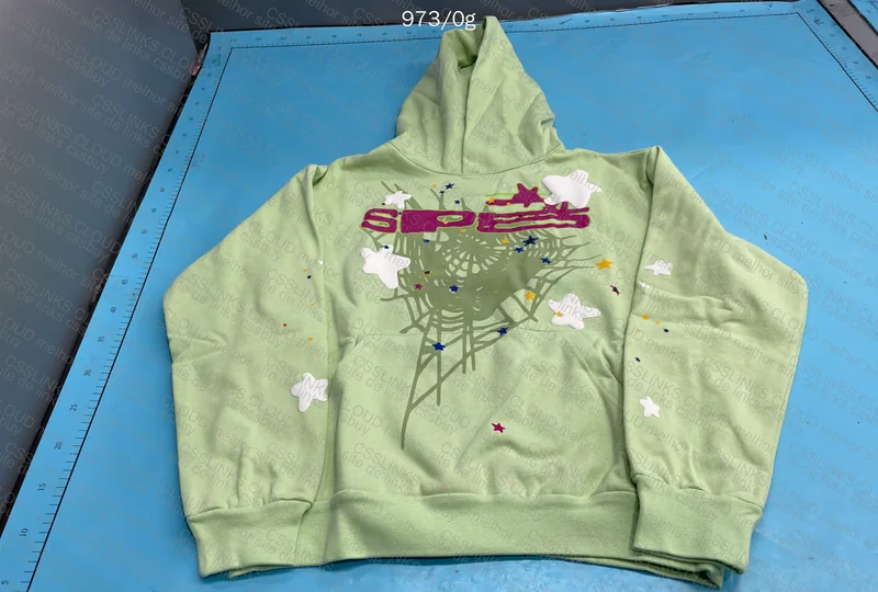 SP5DER Mint Hoodie (Young Thug Brand) 5