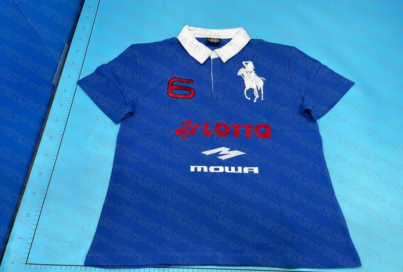 STAINCLUB Mowalola Blue Polo 5