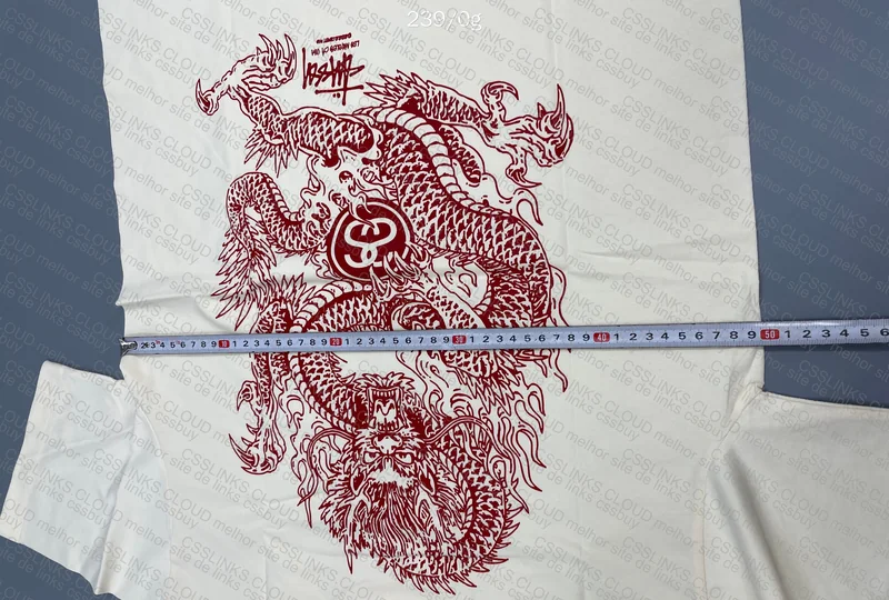 STUSSY DRAGON with Measurements 6