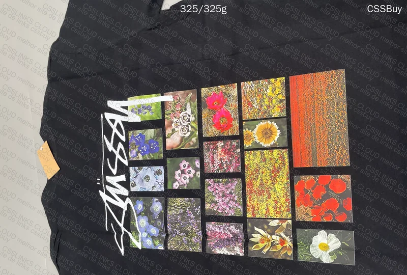 Stussy Flower Grid Tee 3