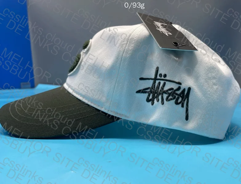 stussy S logo cap