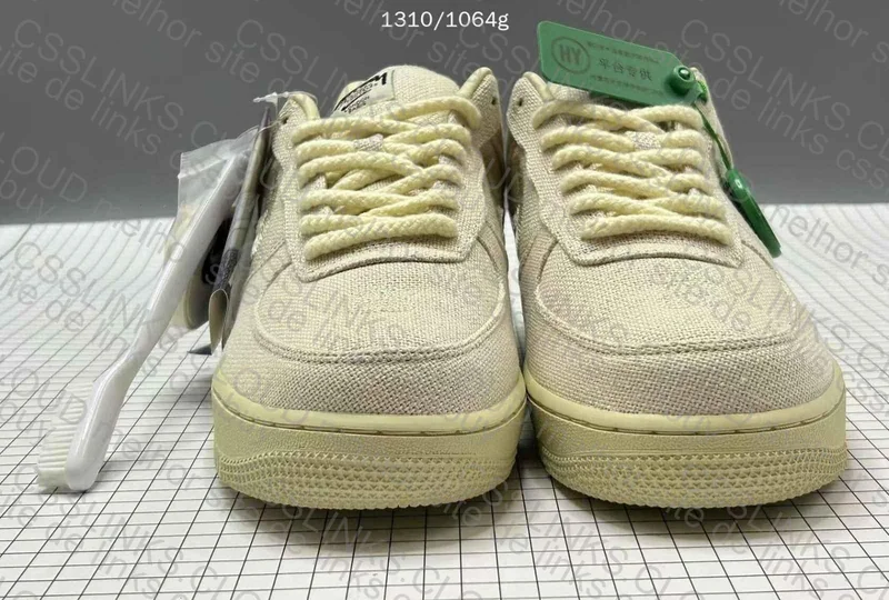 Stussy x Nike Air Force 1 Low Fossil 4